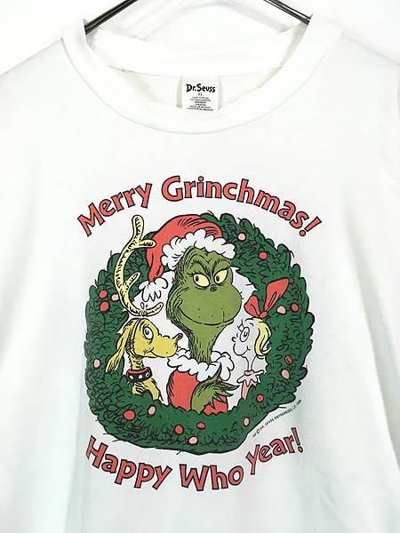 古着 90s Dr Seuss 「GRINCH」 グリンチ 絵本 オールド ムービー T