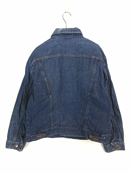 古着 70s USA製 Wrangler 黒タグ サイレントW フラップ 2ポケ 濃紺