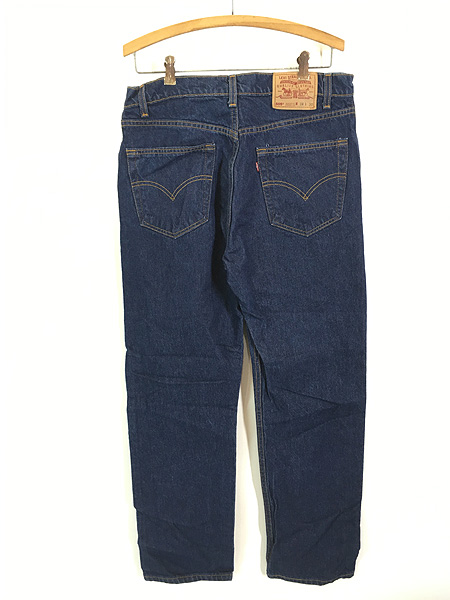 古着 90s USA製 Levi's 505-0216 真紺 ブルー デニム パンツ ジーンズ