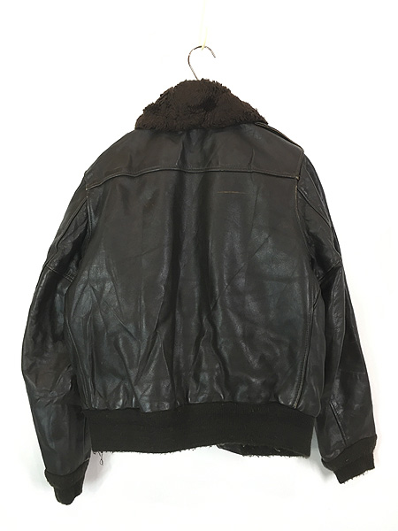 古着 70s Schott I-S-674-M-S G-1タイプ ボア ライナー 本革 レザー