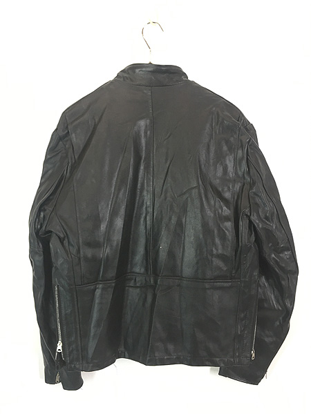 古着 70s USA製 Sears The Leather Shop 本革 レザー シングル