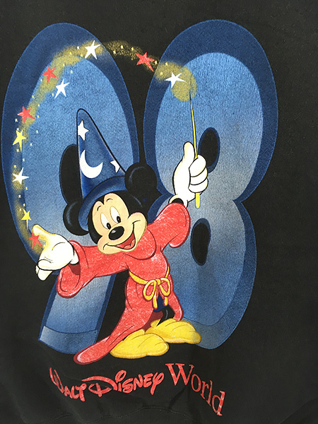 古着 90s USA製 Walt Disney World ミッキー ファンタジア スウェット