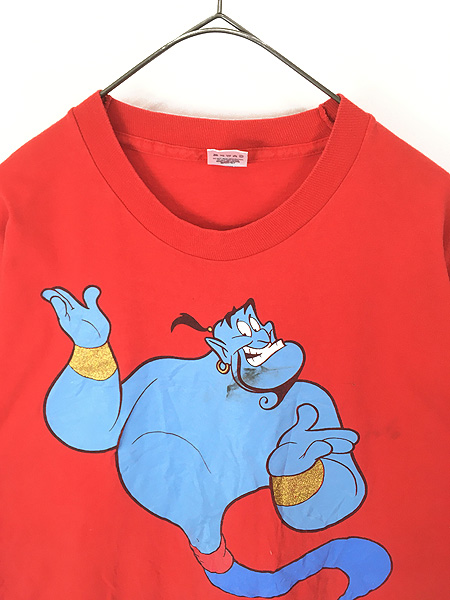 古着 90s USA製 Disney Aladdin アラジン ジーニー BIG プリント T