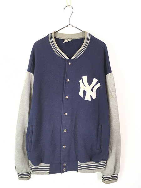 古着 90s USA製 MLB New York Yankees ヤンキース パッチ スウェット