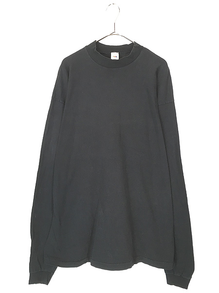 古着 90s USA製 FRUIT OF THE LOOM 無地 プレーン ビッグサイズ モック