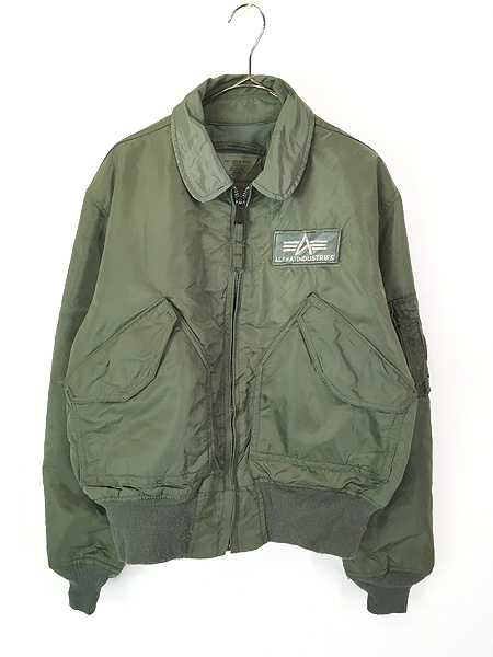 古着 90s USA製 Alpha Industries CWU-45/P(N) ミリタリー パデッド