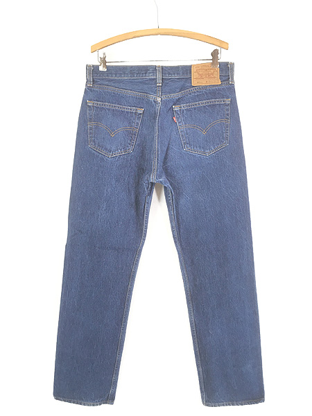 古着 90s USA製 Levi's 501XX 501-0000 濃紺 ブルー デニム パンツ