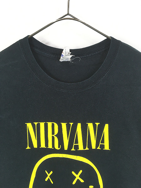 古着 00s- NIRVANA スマイル スマイリー フェイス スローガン グランジ