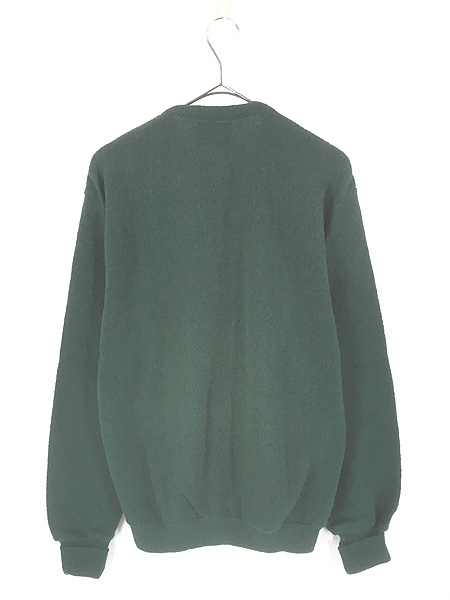 古着 60s Sears Kings Road パール編み ソリッド グリーン アルパカ