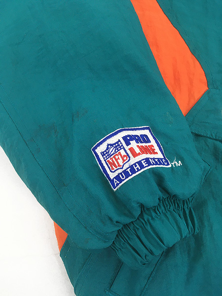 古着 90s STARTER NFL Miami Dolphins ドルフィンズ プルオーバー