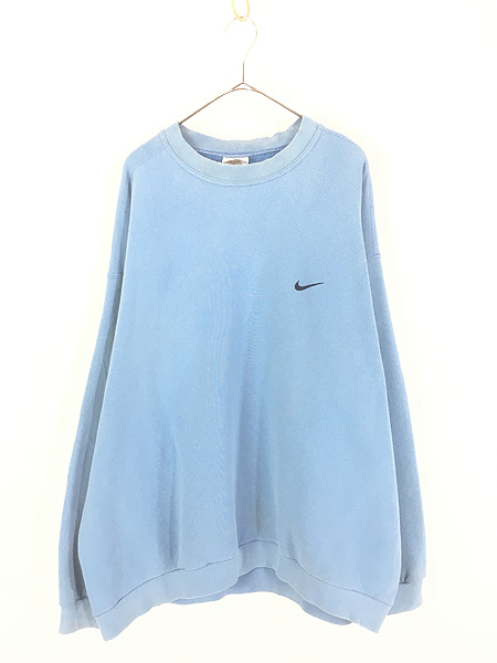 古着 90s USA製 NIKE スウォッシュ ワンポイント ソリッド スウェット