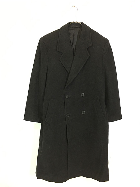 古着 90s London Fog 上質 カシミヤ ウール ダブルブレスト コート