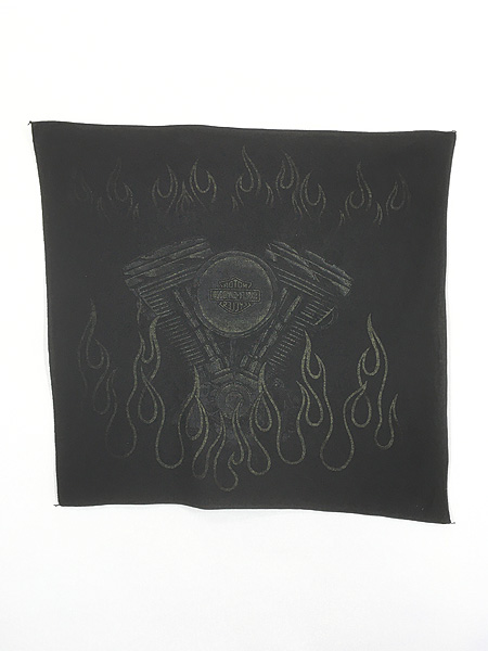 雑貨 古着 90s USA製 HARLEY DAVIDSON V2 エンジン ファイヤー