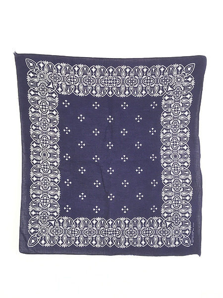 雑貨 古着 60s WASHFAST COLORS クロス モチーフ 総柄 100% コットン