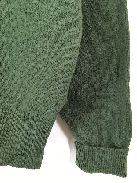 古着 90s Polo Ralph Lauren ワンポイント 襟付き ラムウール ニット