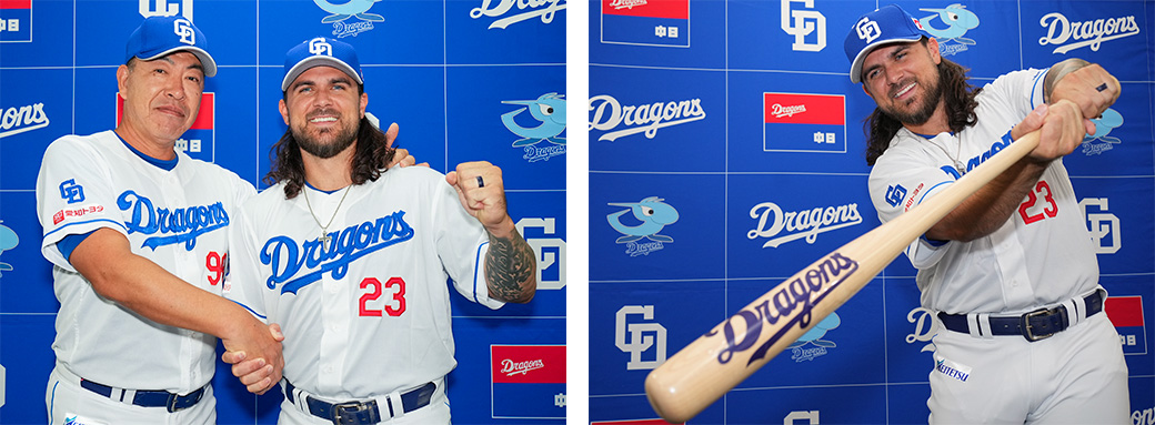 マイケル・チェイビス選手入団会見：ドラゴンズニュース - 中日