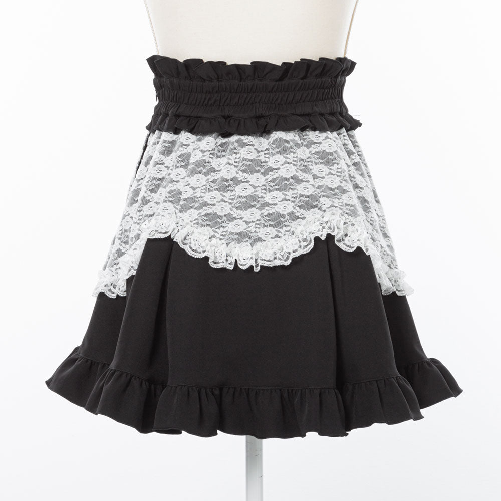 レースフリル切替フレアスカート – レディースファッション通販の夢