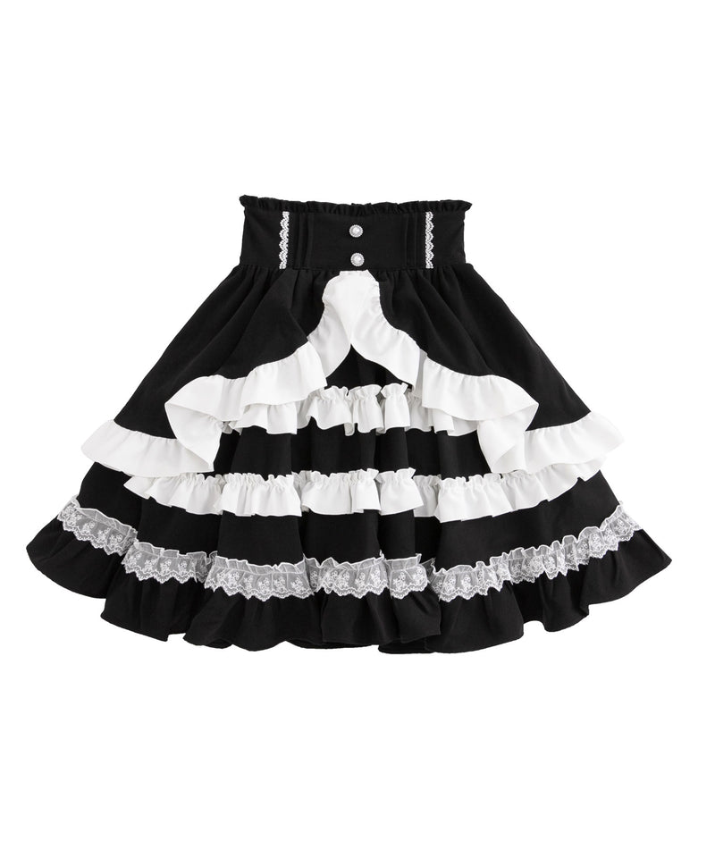 フリルたっぷりリボンスカート – レディースファッション通販の夢展望