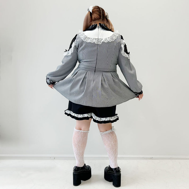 袖レース切替ヨークフリルワンピース – レディースファッション通販の