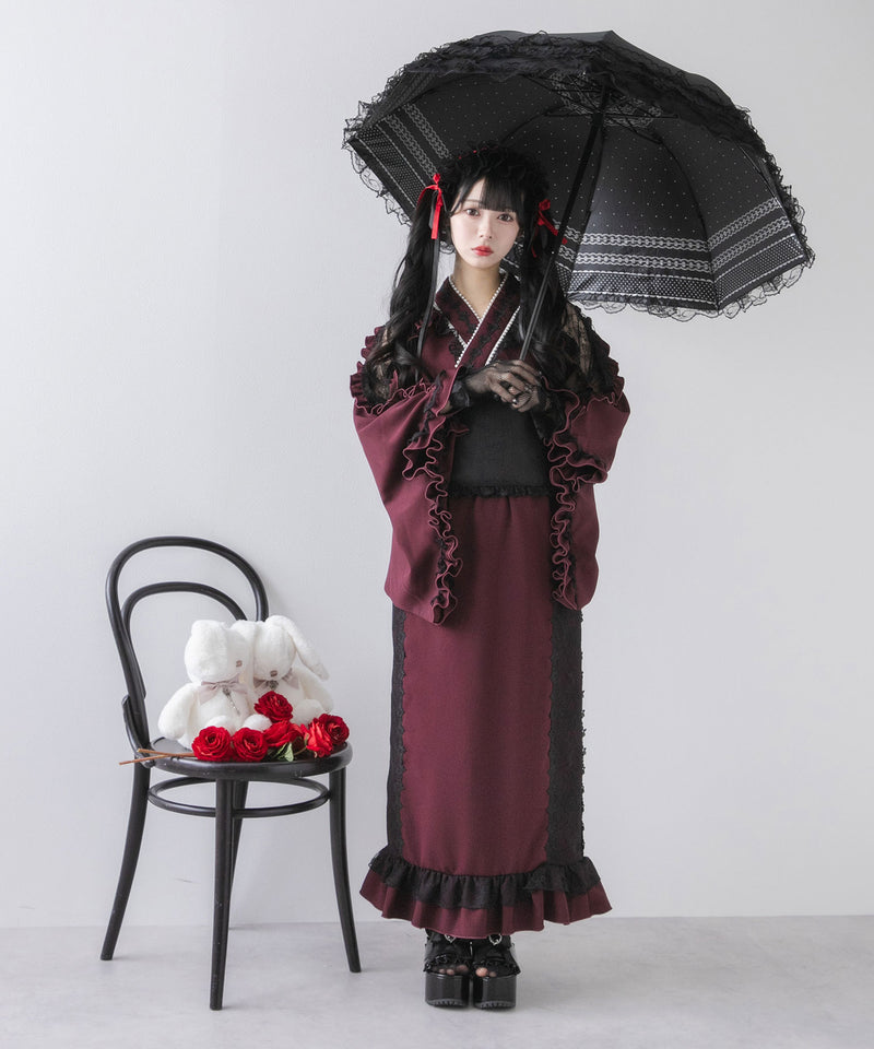 バラパール十字架レースフリル浴衣 – レディースファッション通販の夢