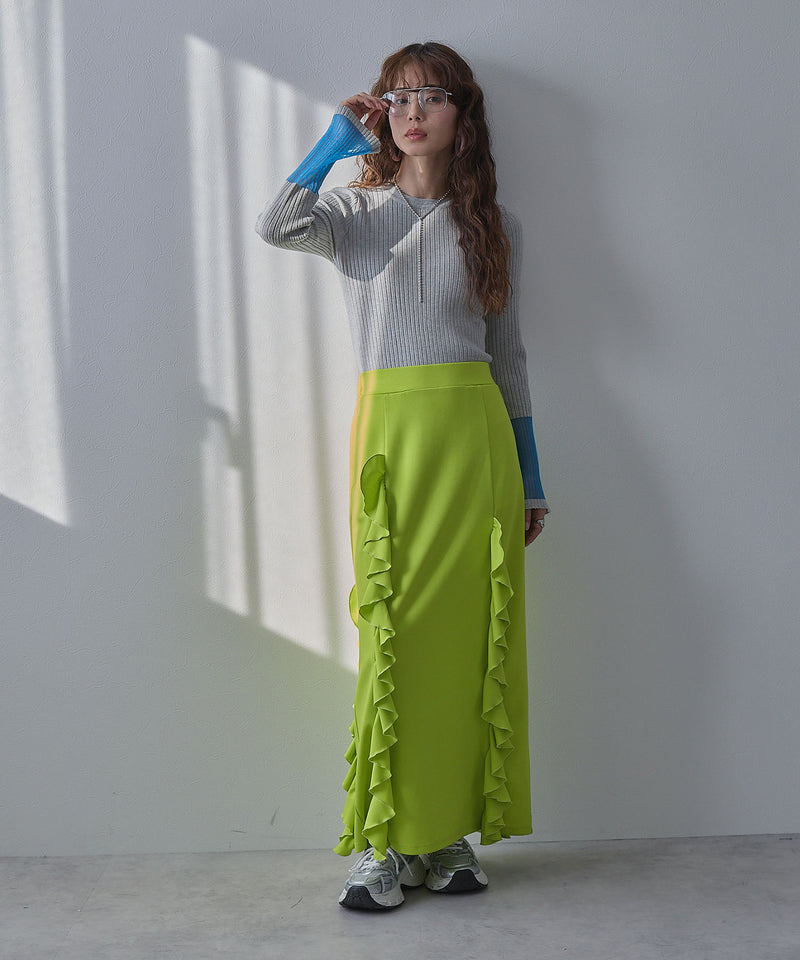 ポンチフリルナロースカート – レディースファッション通販の夢展望