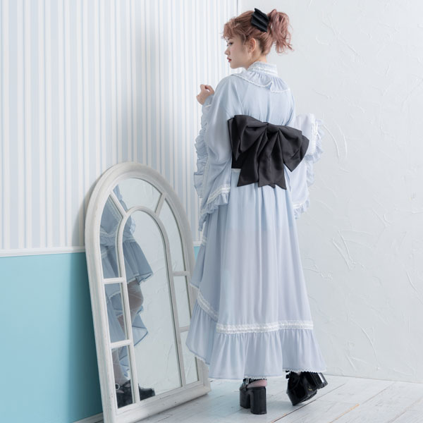 はしごレースフリルロリータセットアップ浴衣 – レディース