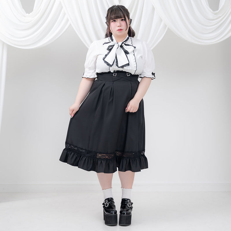 裾レーストリムクロスベルトスカート – レディースファッション通販の