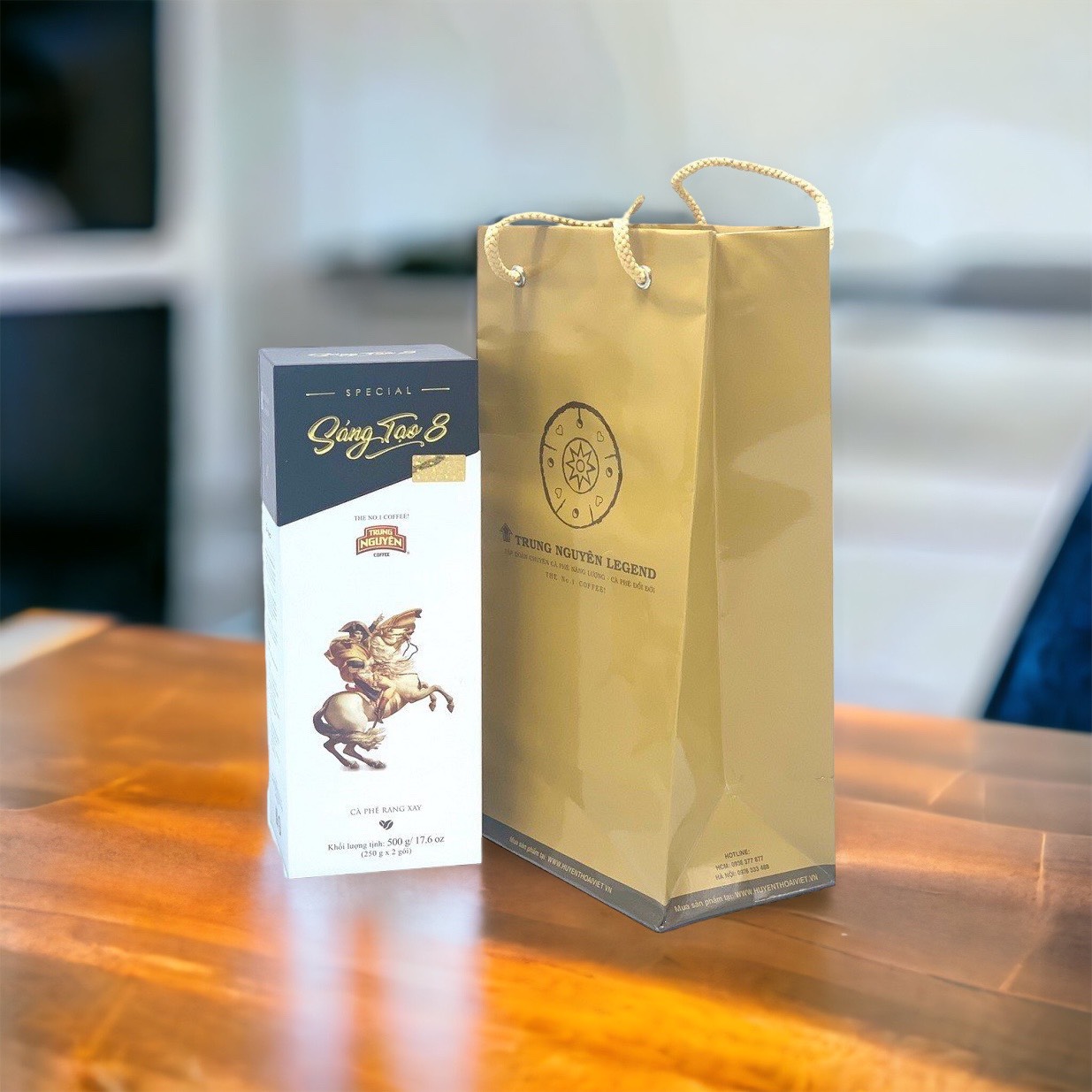 Hộp cà phê SÁNG TẠO 8 - 500gam( gồm 2 gói x 250gam)