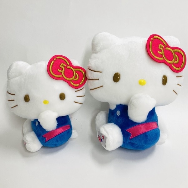 ハローキティ50周年 ハローキティ新幹線 ぬいぐるみ S(S): 鉄道グッズ