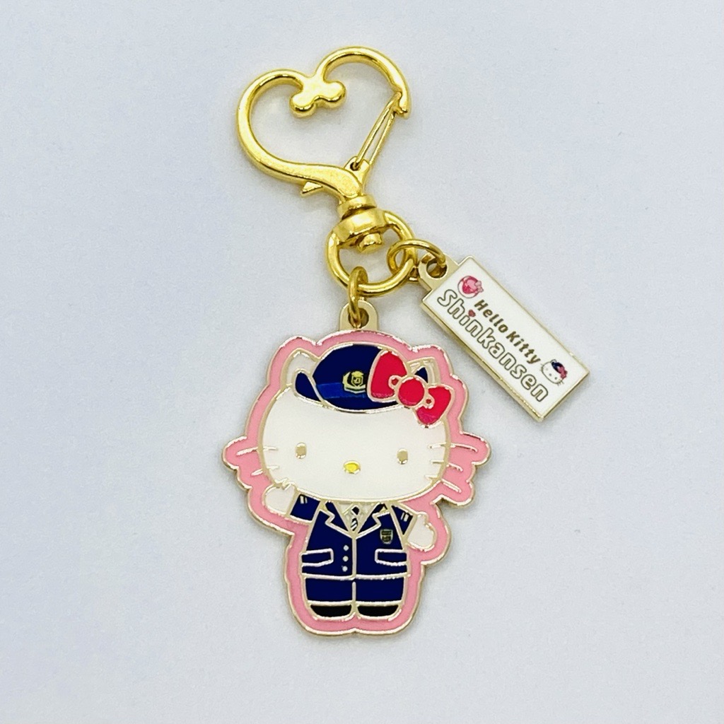 ハローキティ新幹線 メタルキーホルダー Hello: 鉄道グッズ│DISCOVER