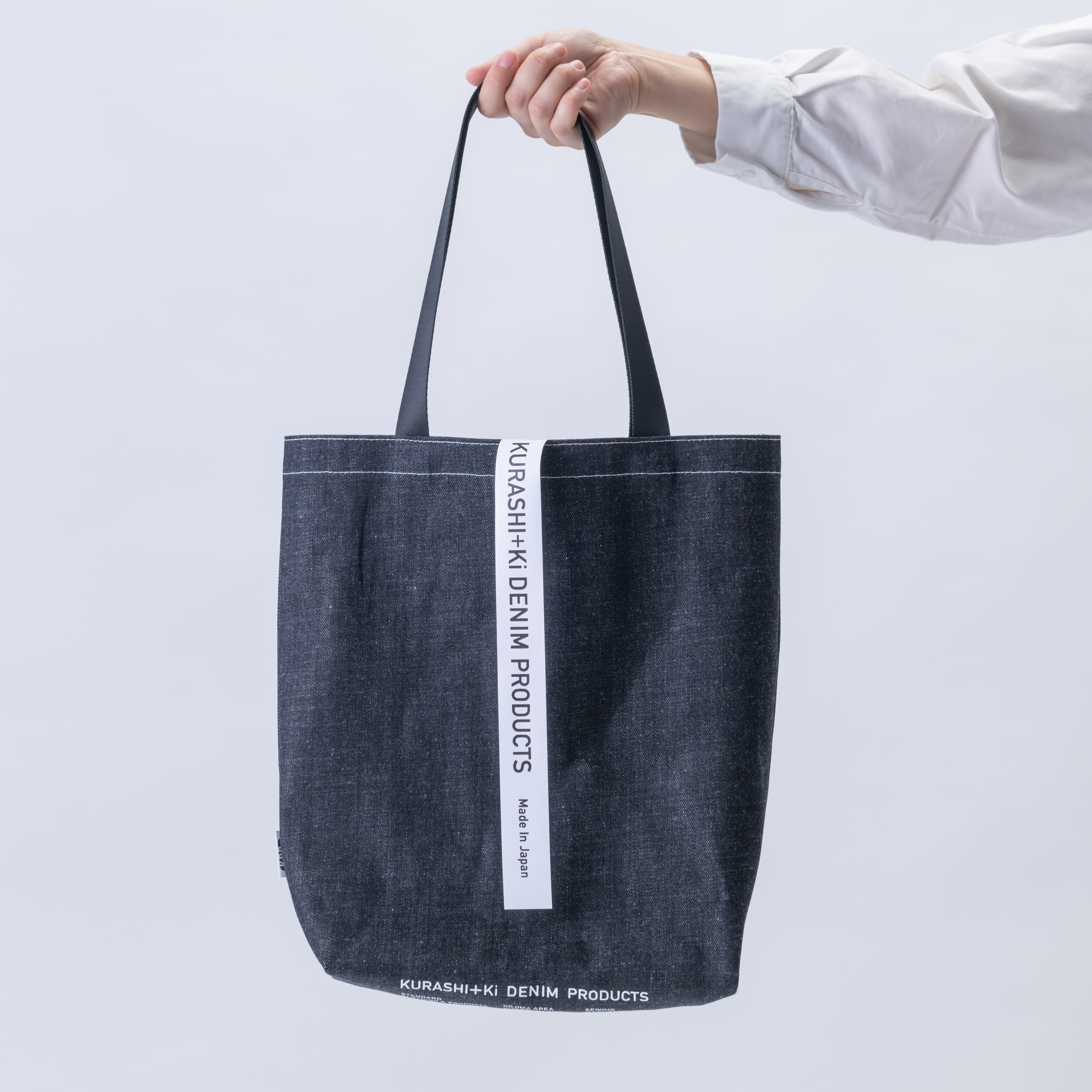 KURASHI+Ki BAG L Indigo（ショッピングトート・インディゴ