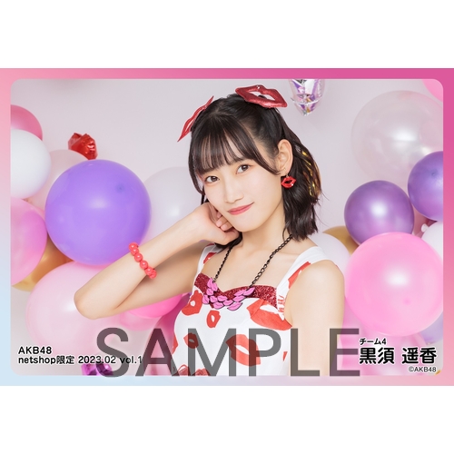 予約商品】AKB48 2023年2月度 net shop限定個別生写真5枚セットvol.1