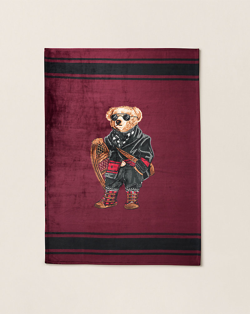 ホリデー Polo ベア スロー ブランケット | ラルフ ローレン公式