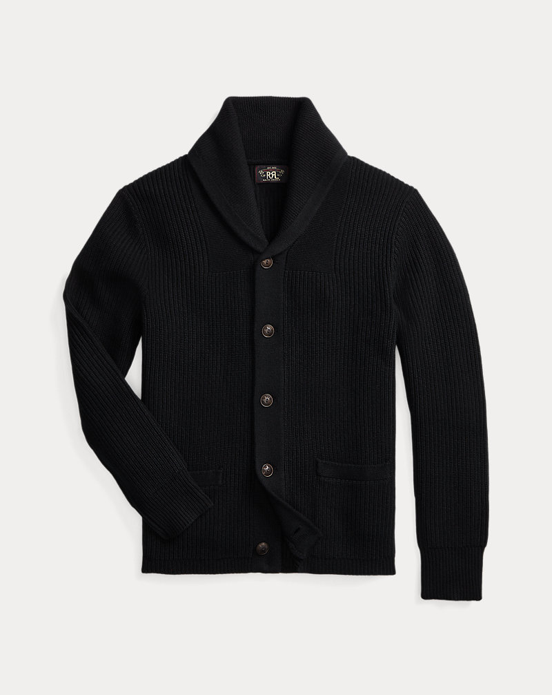 Cashmere Shawl-Collar Cardigan