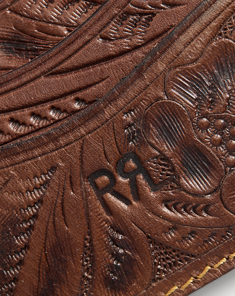 ハンドツールド レザー ビルフォールド | ラルフ ローレン公式