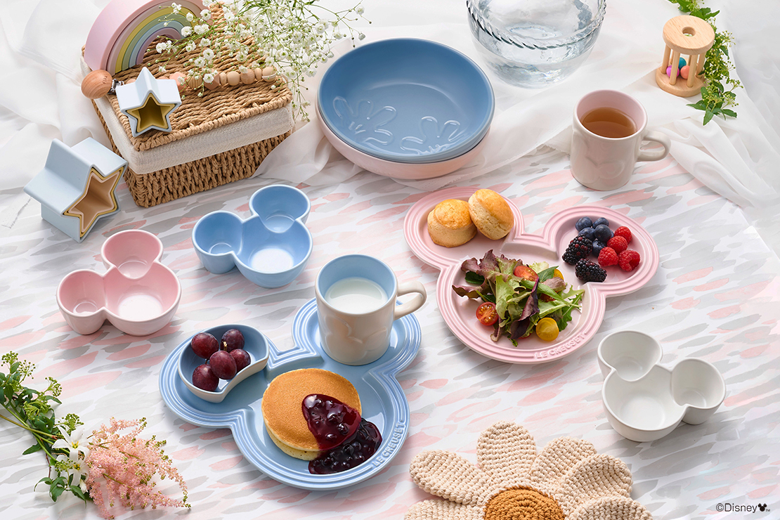 優しいニュアンスカラーのテーブルウェア！ル・クルーゼ ディズニー