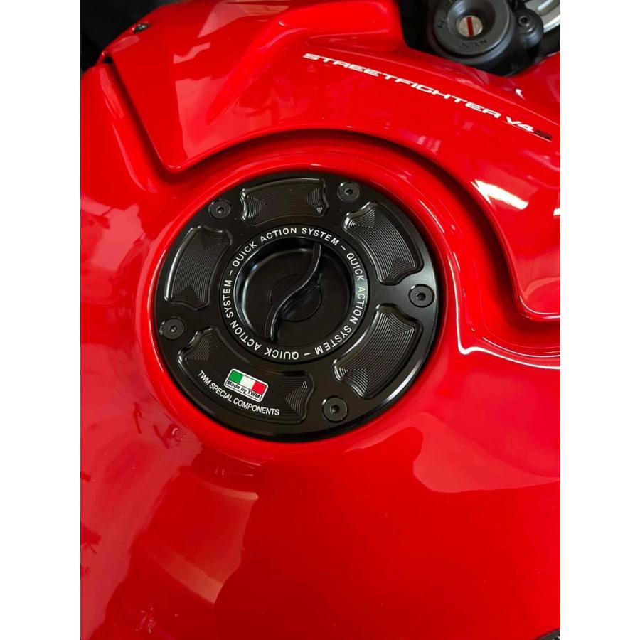 あすつく TWM レーシングタンクキャップ クイック DUCATI Panigale V4