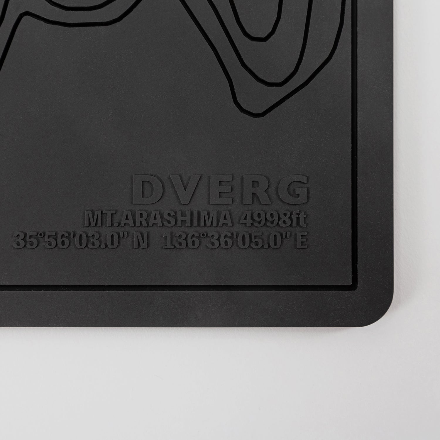 TOPOGRAPHIC BAR MAT – DVERG