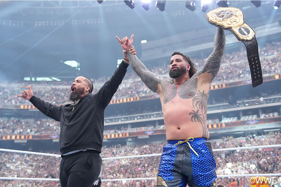 4/20【WWE】レッスルマニア幕開け ジェイがグンター絞殺で世界ヘビー戦