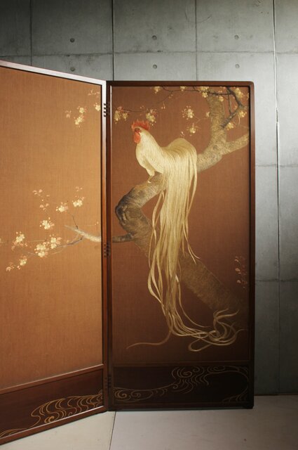 掛軸 錦鶏銀鶏鳥 舟越長嘉 掛軸 錦鶏銀鶏鳥 舟越長嘉 2025年最新】舟越