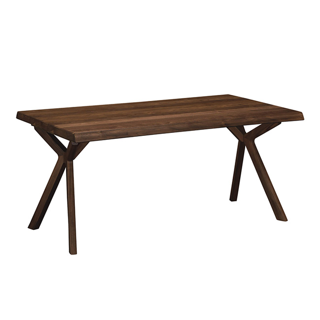 ダイニングテーブル 幅165cm DW5500 ウォールナットナチュラル 通販