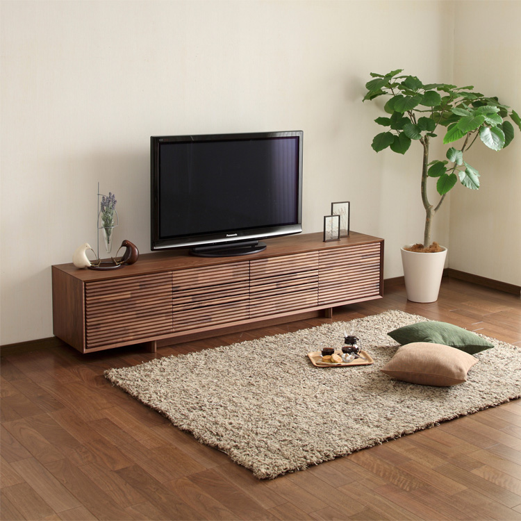 テレビボード 幅204cm QT7037 ウォールナットナチュラル 通販 | 【公式