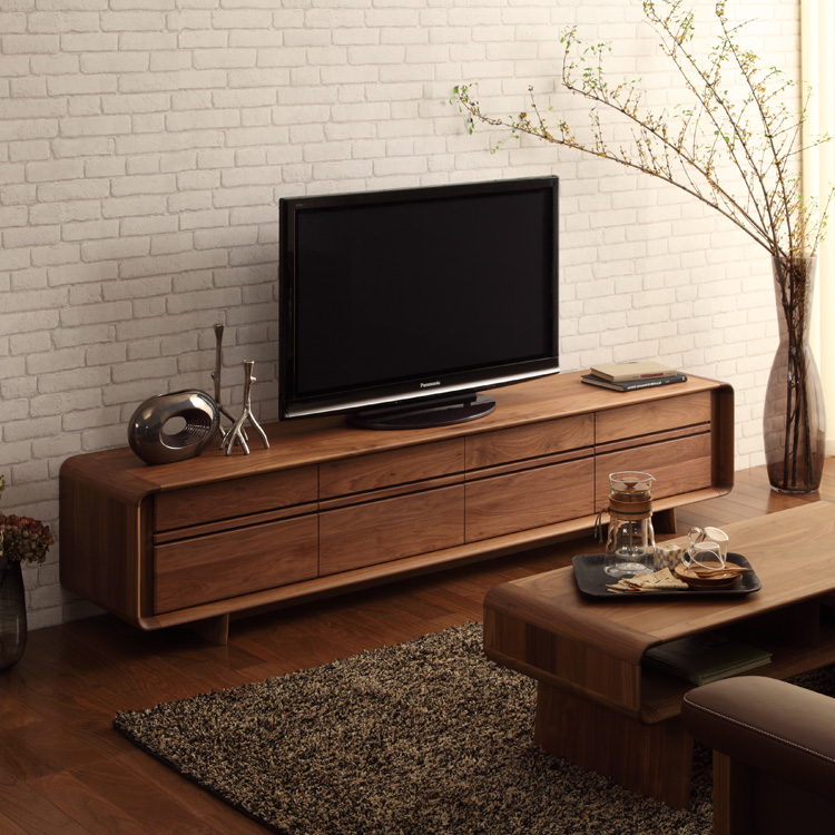 テレビボード 幅216cm QU7127 ウォールナットナチュラル 通販 | 【公式