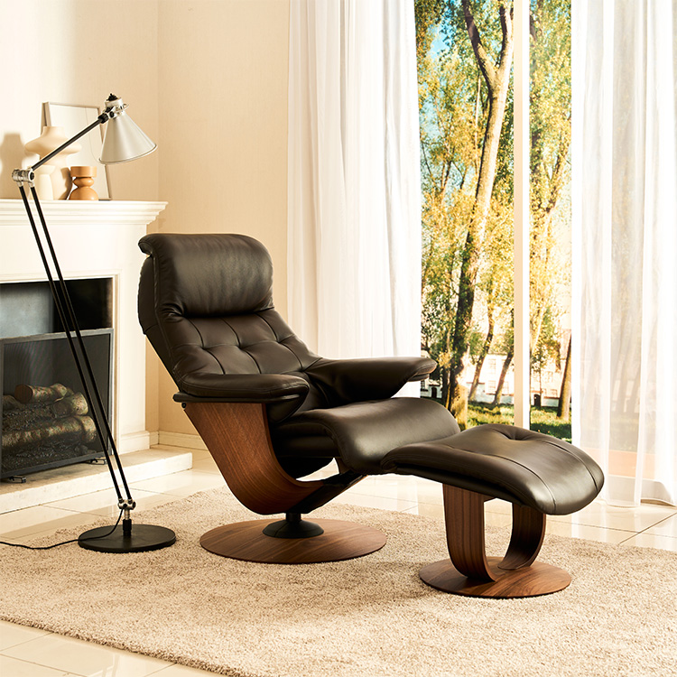 オットマン(M) RU0256 ビターブラウン ウォールナットナチュラル 通販