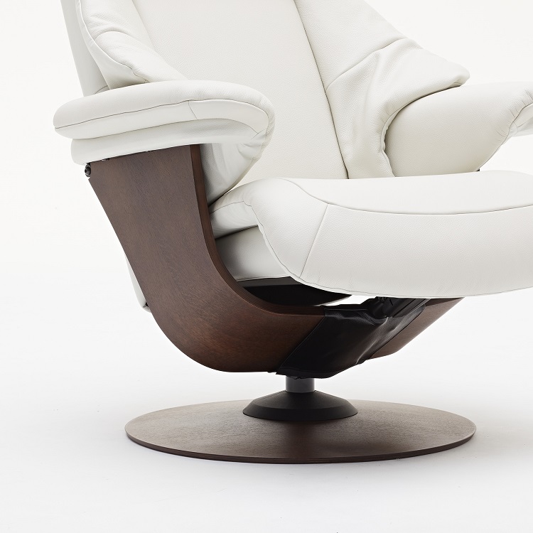 ザ・ファースト RU7300（M）オットマンセット ホワイト モカブラウン