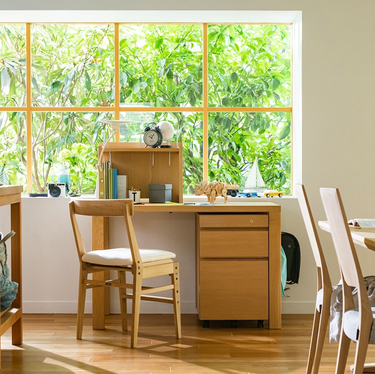 Buona scelta デスク 幅110×奥行60cm ST3578 ピュアオーク 通販