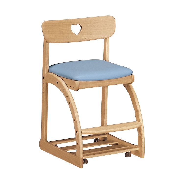 デスクチェア XT1801 フローラルブルー ピュアオーク 通販 | 【公式