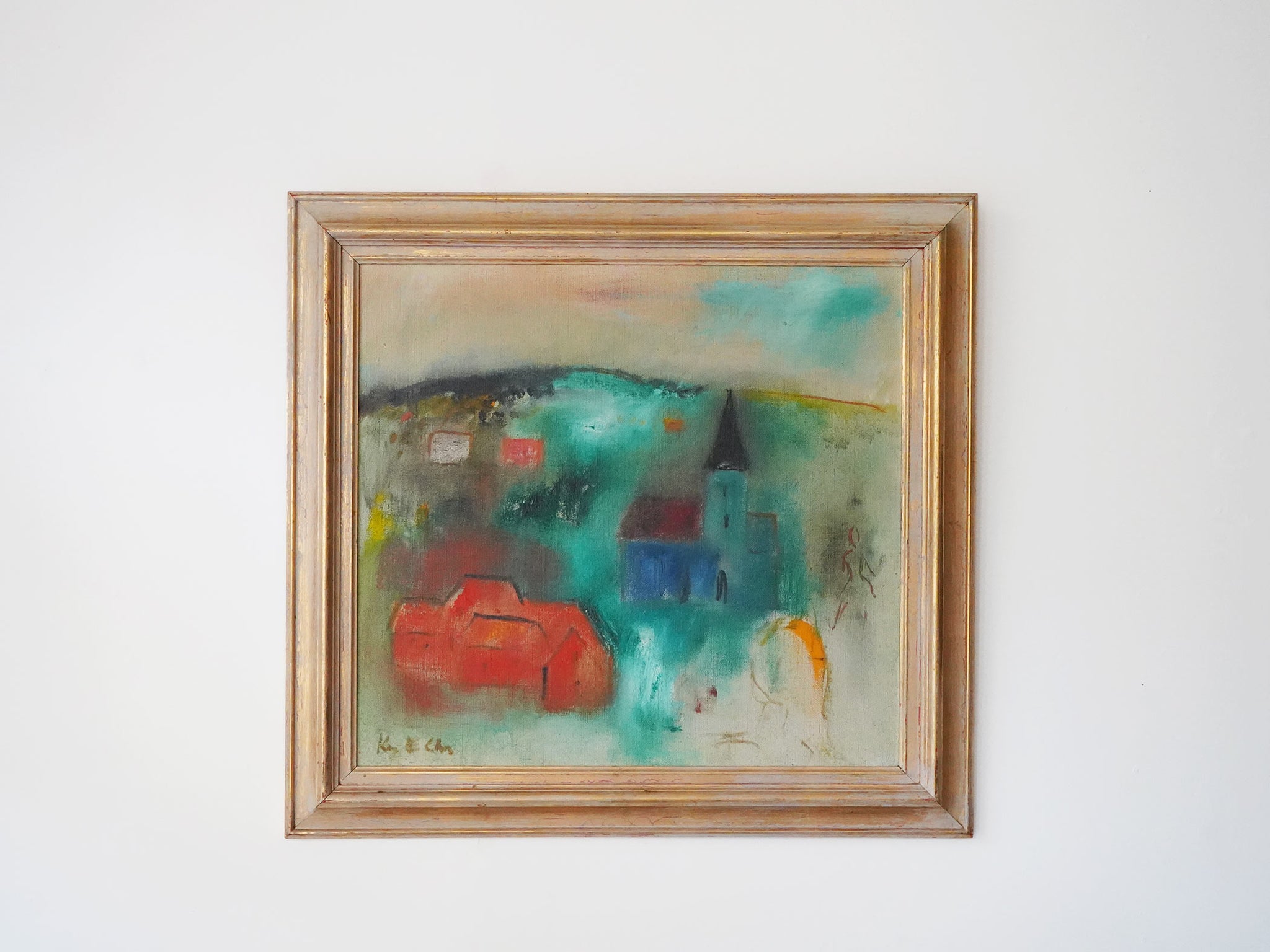 Kai E. Christensen（カイE.クリスチャンセン）デンマーク 風景画 油彩