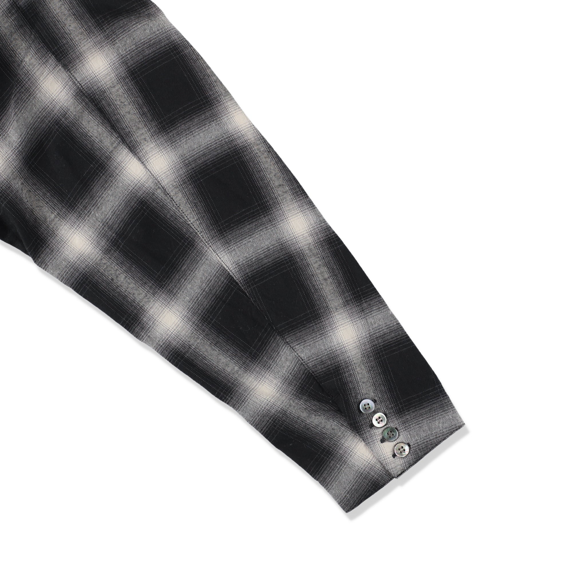 Back Gather Check Shirt – echeveria official store