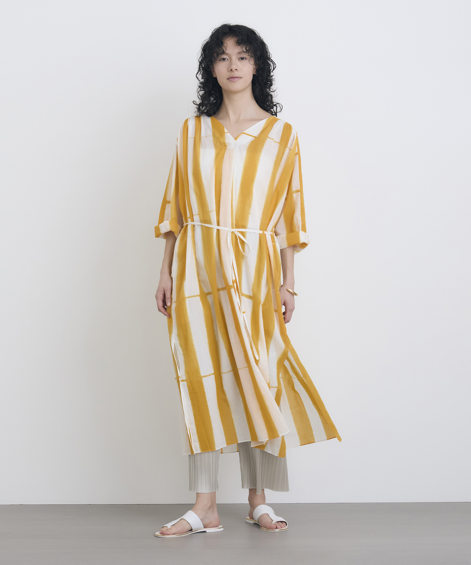 クランプダイカフタンワンピース ｜ハウス オブ ロータス＜HOUSE OF